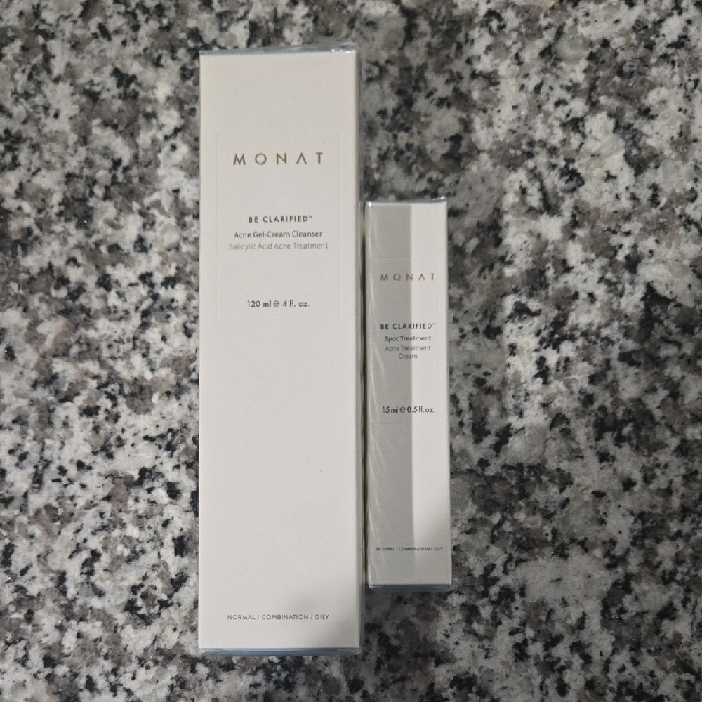 Be Clarified Acne Gel Cream Cleanser And Spot Treatment